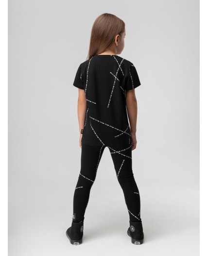 Костюм 11-468MU; черный (белый)