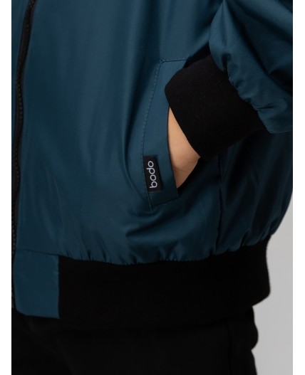 Бомбер 32-45U; темно-синий