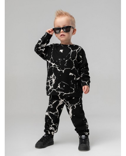 Костюм 21-98МU; черный (мрамор)