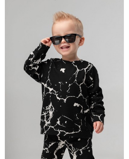 Костюм 21-98МU; черный (мрамор)