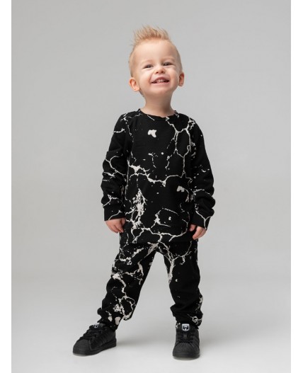 Костюм 21-98МU; черный (мрамор)