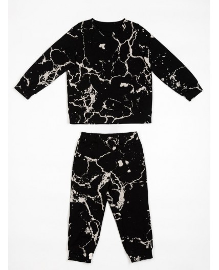 Костюм 21-98МU; черный (мрамор)