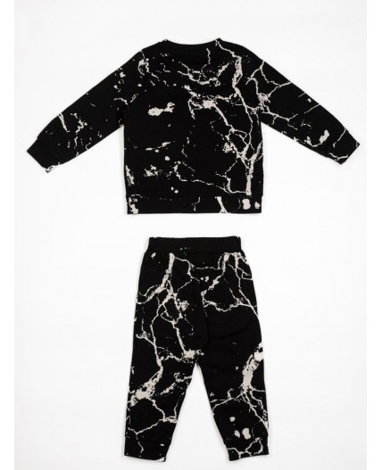 Костюм 21-98МU; черный (мрамор)