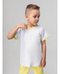 Футболка 4-429MU; белый (желтый)