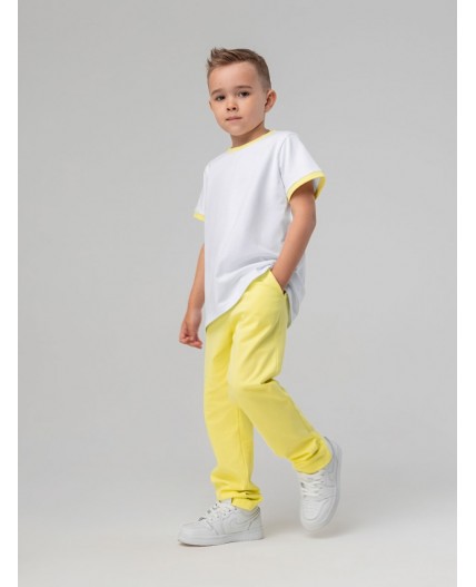 Футболка 4-429MU; белый (желтый)
