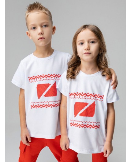 Футболка 4-389MU; белый