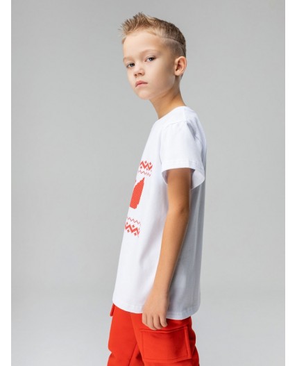 Футболка 4-389MU; белый