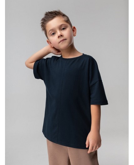 Футболка 4-434MU; темно-синий