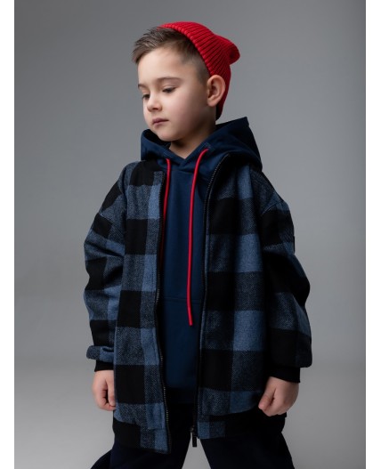 Куртка 20-248МU; синий (черный)