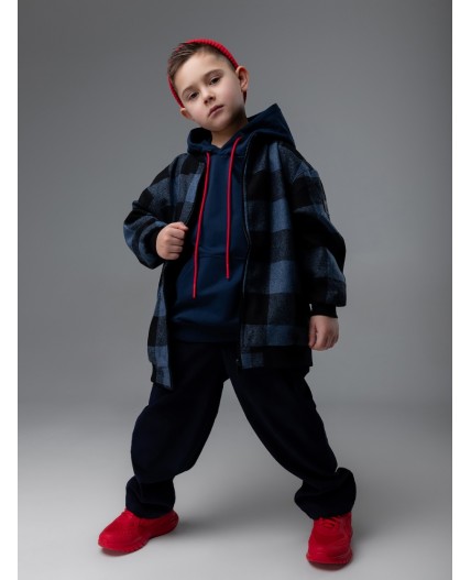 Куртка 20-248МU; синий (черный)