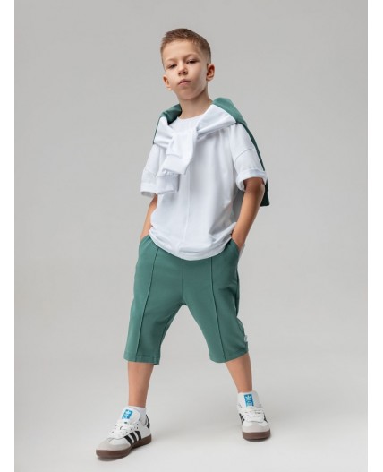 Шорты 8-106MU; пыльный зеленый