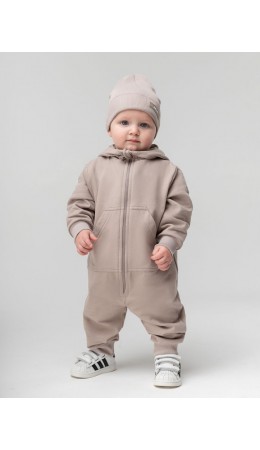 Комбинезон 19-47MU; серо-бежевый
