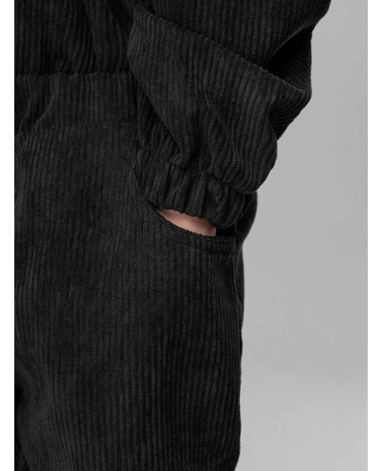 Костюм вельветовый 11-565MU; черный