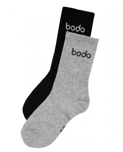 Носки 2 пары 26-9MU; черный/серый