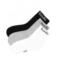 Носки 3 пары 26-8MU; белый/черный/серый