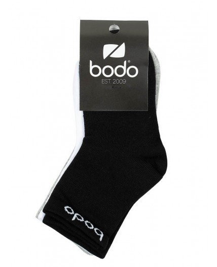 Носки 3 пары 26-8MU; белый/черный/серый