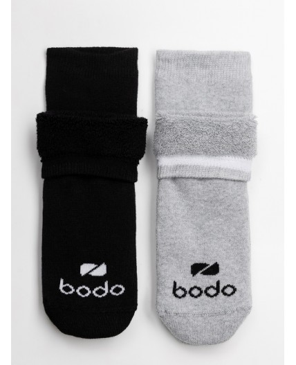 Носки 2 пары 26-12MU; черный/серый