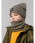 Комплект (шапка, снуд) 13-161MU; светлый хаки