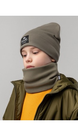 Комплект (шапка, снуд) 13-161MU; светлый хаки