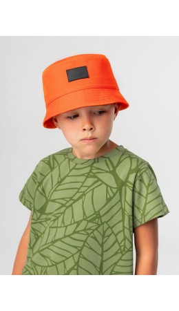 Панама из твила 10-394MU; оранжевый (черный)