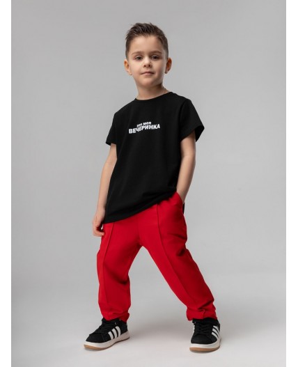 Футболка 4-220MU; черный