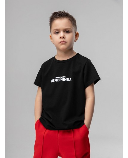 Футболка 4-220MU; черный