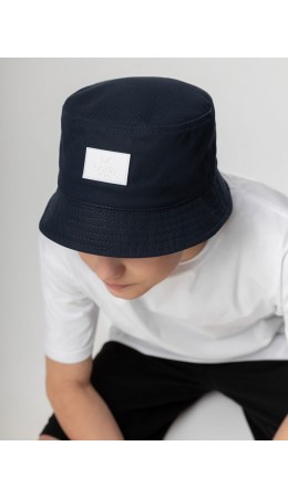 Панама 10-394MU; темно-синий (белый)