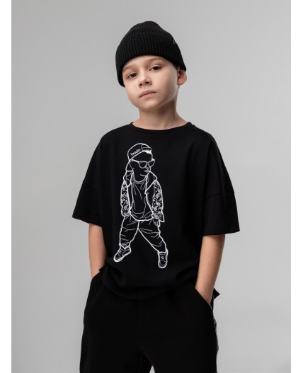 Футболка 4-365MU; черный