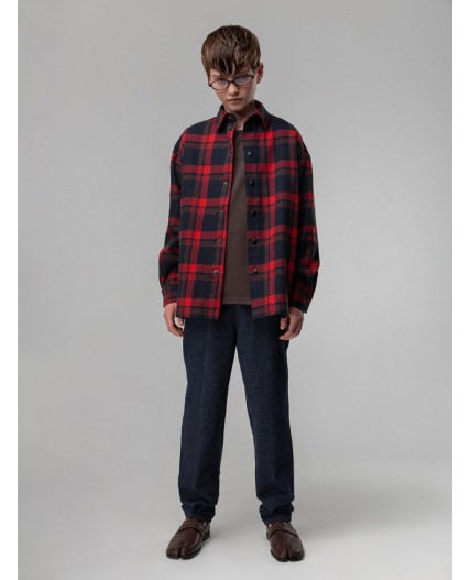 Брюки 37-74MU; синий джинсовый