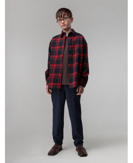 Брюки 37-74MU; синий джинсовый