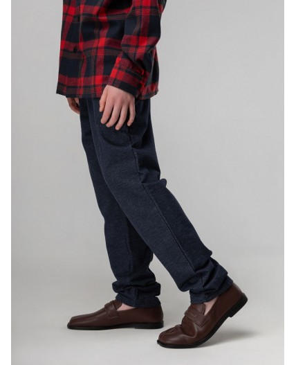 Брюки 37-74MU; синий джинсовый