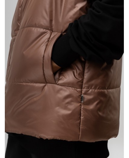 Жилет 41-10МU; коричневый