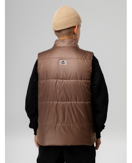 Жилет 41-10МU; коричневый