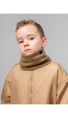 Шарф (Снуд) 12-121M; светло-коричневый