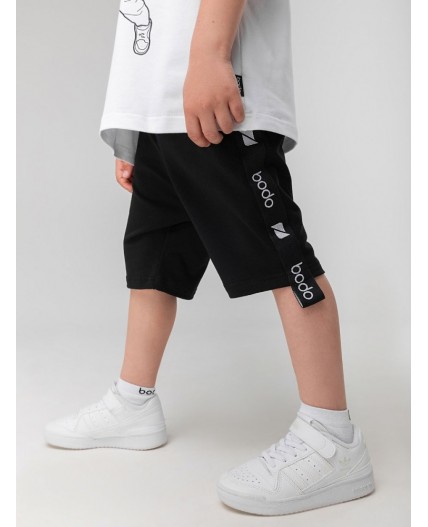 Шорты 8-64МU; черный (белый)