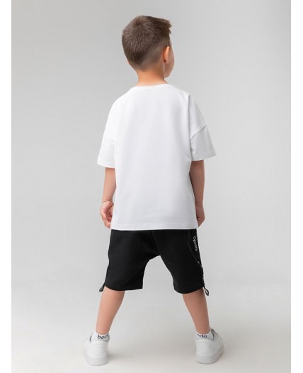 Шорты 8-64МU; черный (белый)