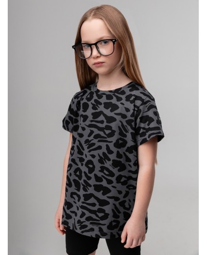 Футболка 4-316MU; серый (черный)