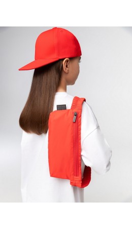 Сумка поясная на резинке 34-58; красный