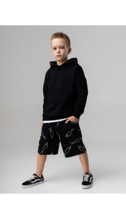 Шорты 8-78МU; черный (мультиколор)