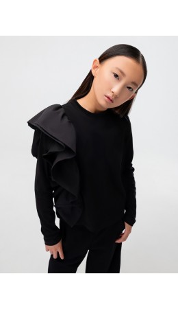 Лонгслив 42-44MU; черный