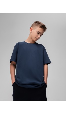 Футболка пике 36-135MU; темно-синий