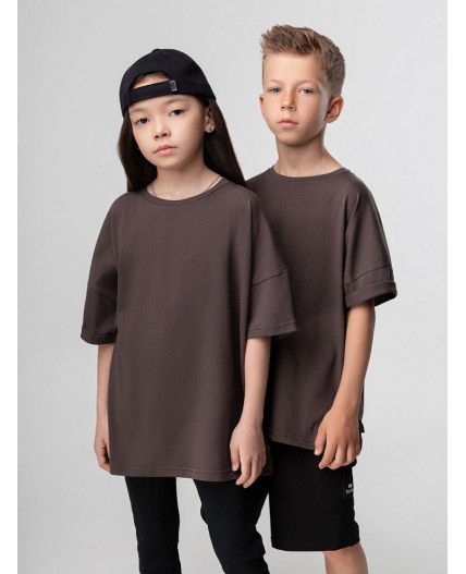 Футболка 4-340MU; коричневый