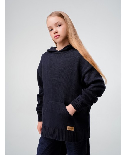 Свитер 57-4MU; темно-синий