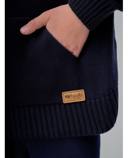 Свитер 57-4MU; темно-синий