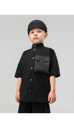 Рубашка 24-17MU; черный