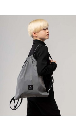 Сумка детская 34-25; серый светоотражающий