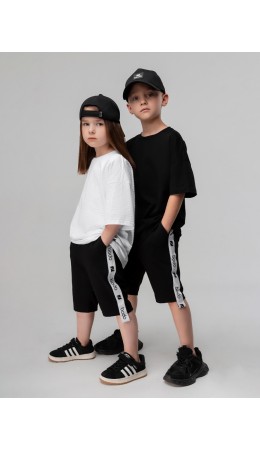 Шорты 8-64МU; черный (экрю)