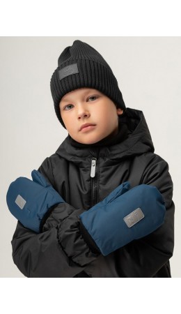 Варежки 61-2MU; индиго