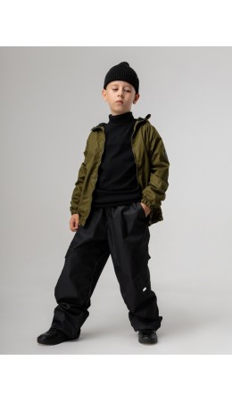 Брюки на флисе 33-48MU; черный