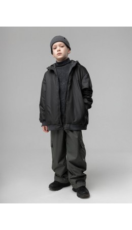 Брюки на флисе 33-48MU; темный хаки